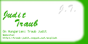 judit traub business card